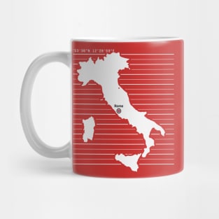 Rome City Map Mug